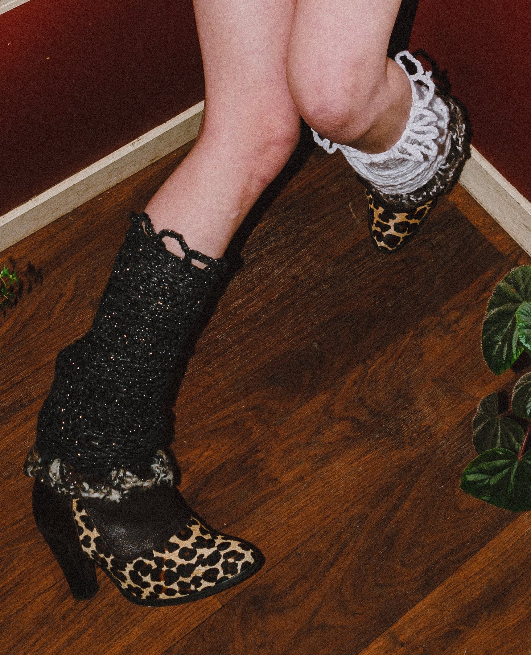 look 5 • jardín marino • polainas perla oceánica